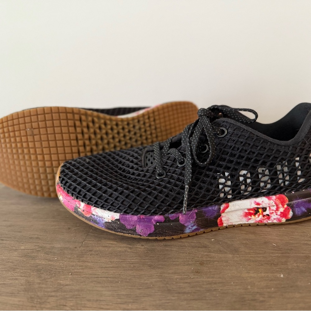 NOBULL Black Floral Athletic Shoes